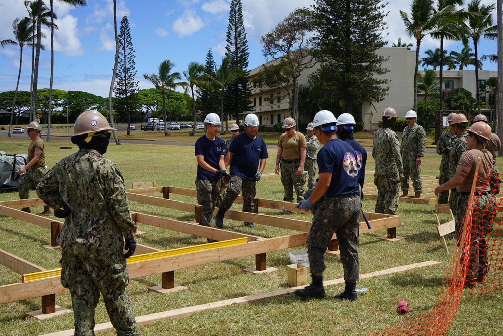 Seabees Build Hospital Deck