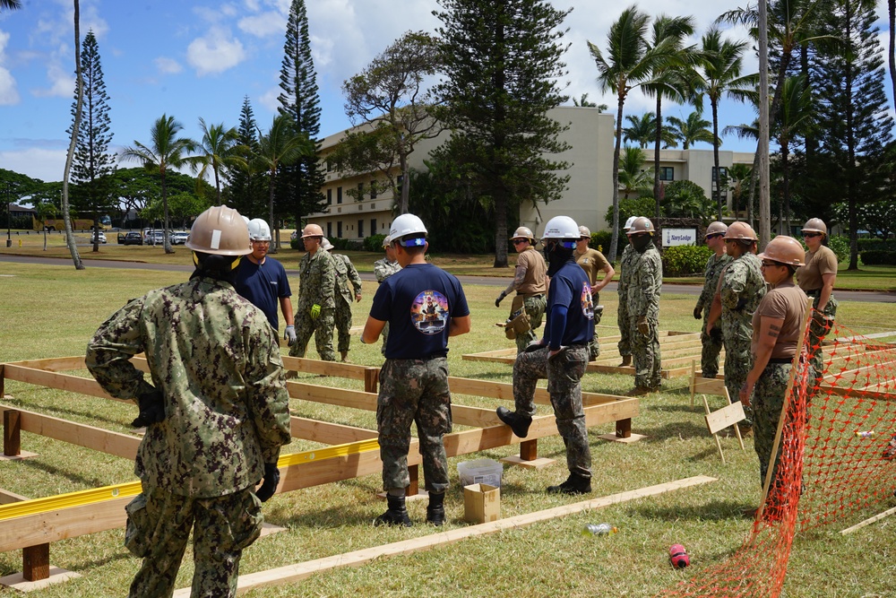 Seabees Build Hospital Deck