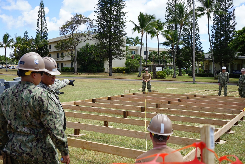 Seabees Build Hospital Deck