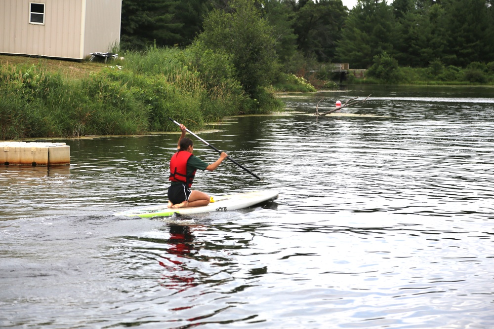 Fort McCoy’s June Triad Nights event held at Suukjak Sep Lake with Lake Adventure Water Relay