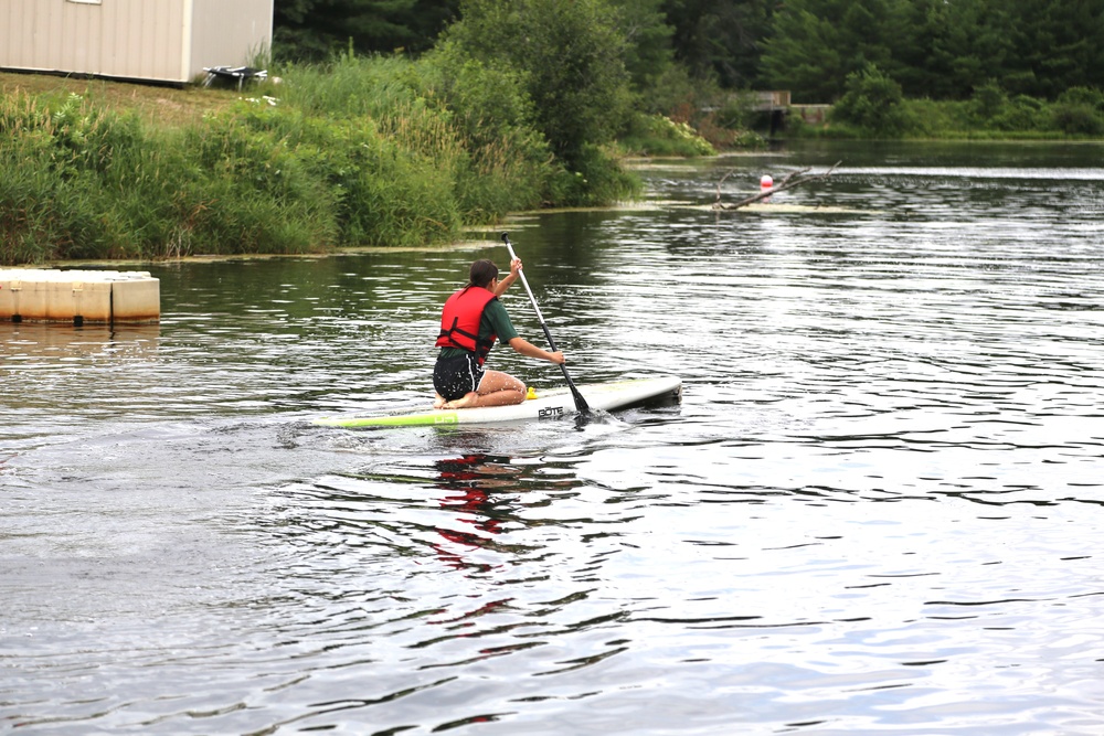 Fort McCoy’s June Triad Nights event held at Suukjak Sep Lake with Lake Adventure Water Relay