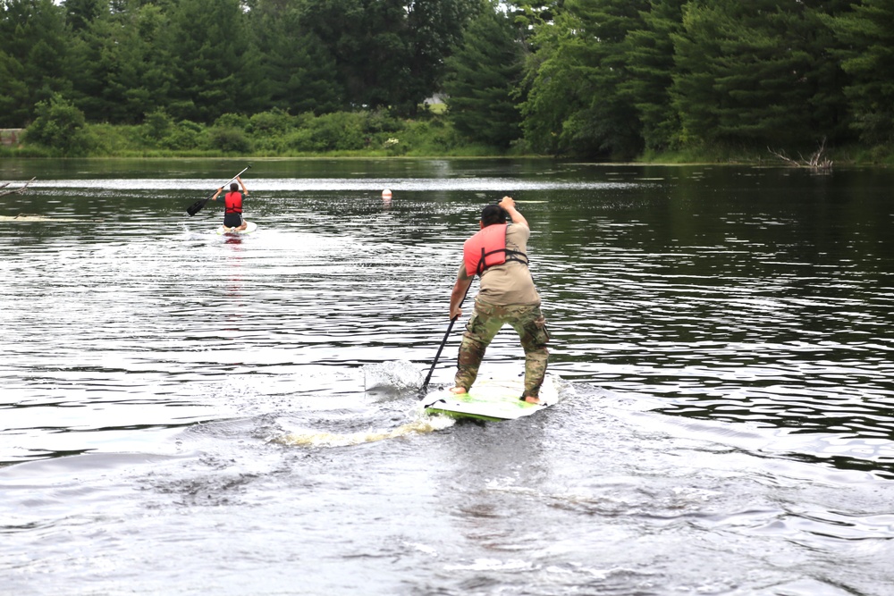 Fort McCoy’s June Triad Nights event held at Suukjak Sep Lake with Lake Adventure Water Relay