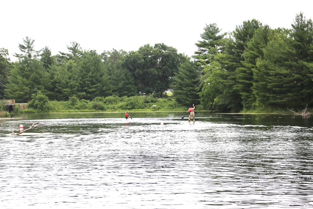 Fort McCoy’s June Triad Nights event held at Suukjak Sep Lake with Lake Adventure Water Relay