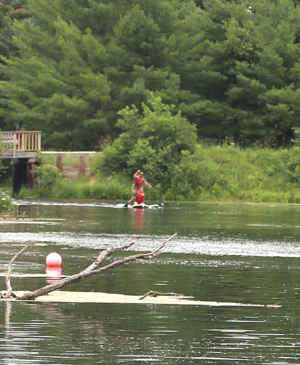 Fort McCoy’s June Triad Nights event held at Suukjak Sep Lake with Lake Adventure Water Relay