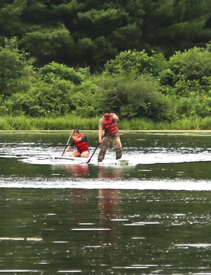 Fort McCoy’s June Triad Nights event held at Suukjak Sep Lake with Lake Adventure Water Relay