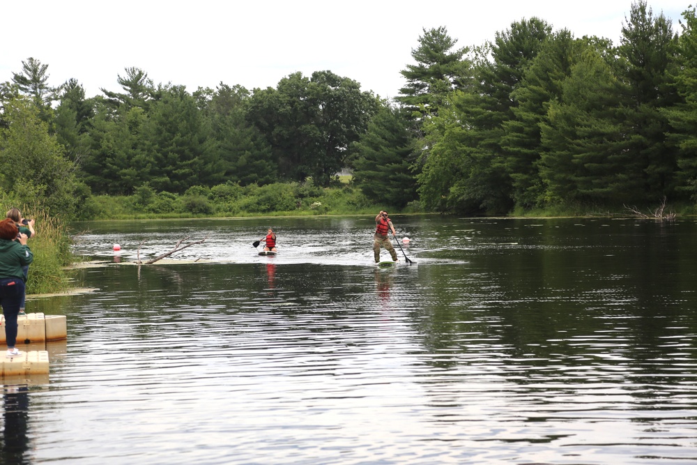 Fort McCoy’s June Triad Nights event held at Suukjak Sep Lake with Lake Adventure Water Relay