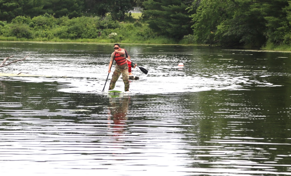 Fort McCoy’s June Triad Nights event held at Suukjak Sep Lake with Lake Adventure Water Relay