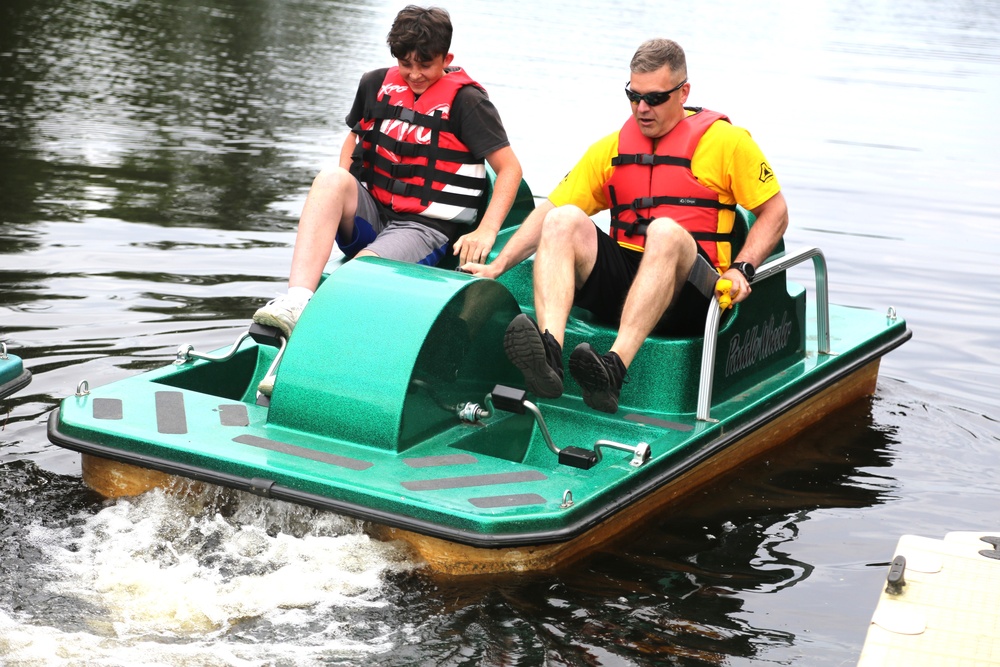 Fort McCoy’s June Triad Nights event held at Suukjak Sep Lake with Lake Adventure Water Relay