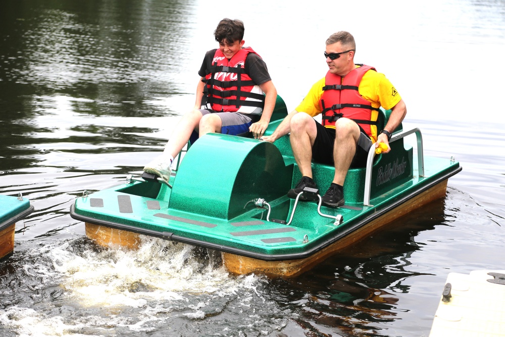 Fort McCoy’s June Triad Nights event held at Suukjak Sep Lake with Lake Adventure Water Relay