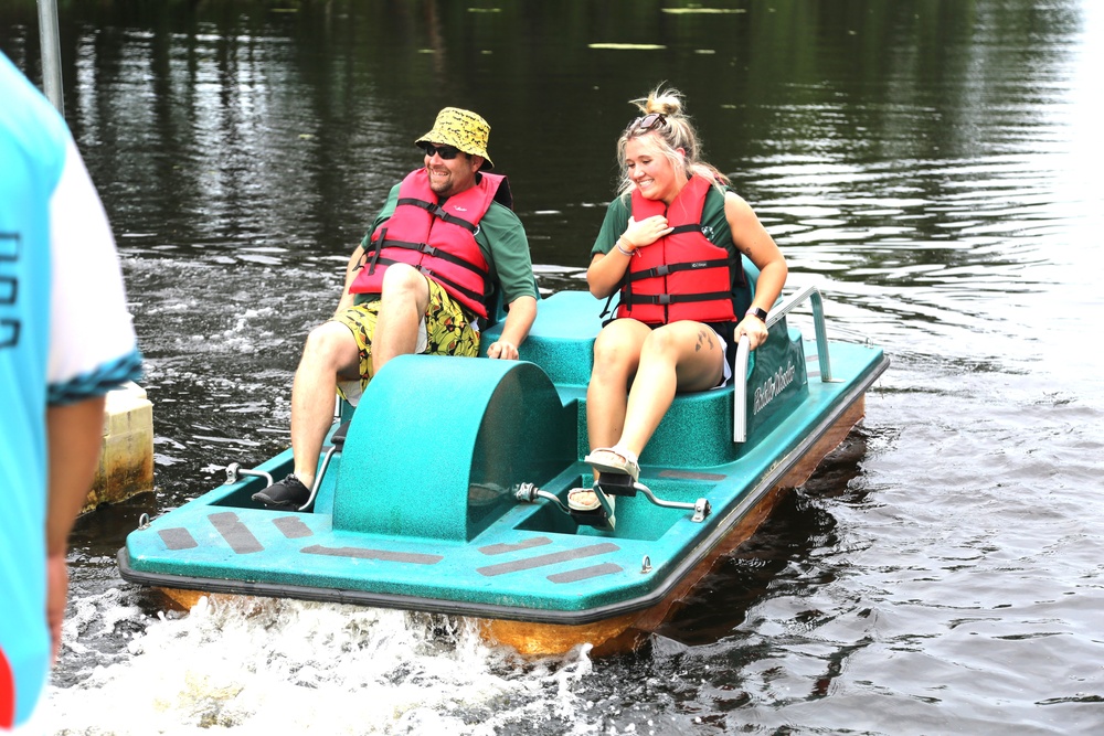 Fort McCoy’s June Triad Nights event held at Suukjak Sep Lake with Lake Adventure Water Relay