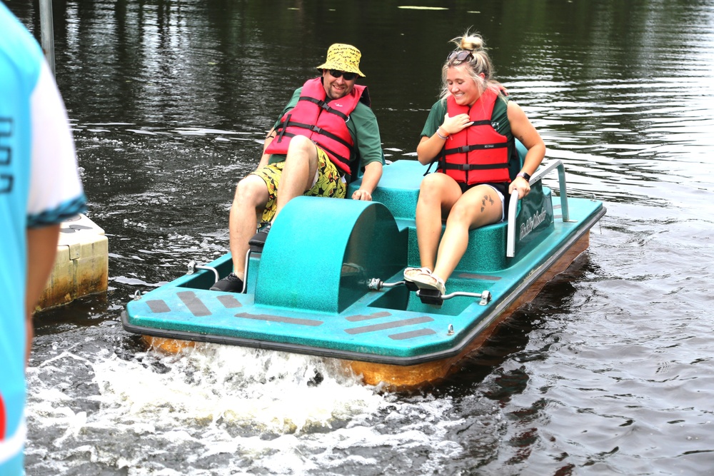 Fort McCoy’s June Triad Nights event held at Suukjak Sep Lake with Lake Adventure Water Relay