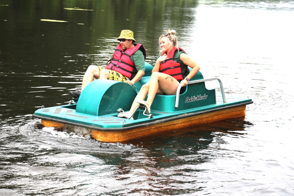 Fort McCoy’s June Triad Nights event held at Suukjak Sep Lake with Lake Adventure Water Relay