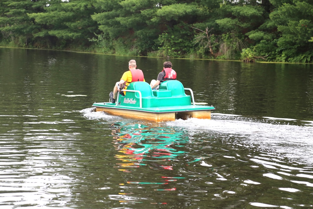 Fort McCoy’s June Triad Nights event held at Suukjak Sep Lake with Lake Adventure Water Relay