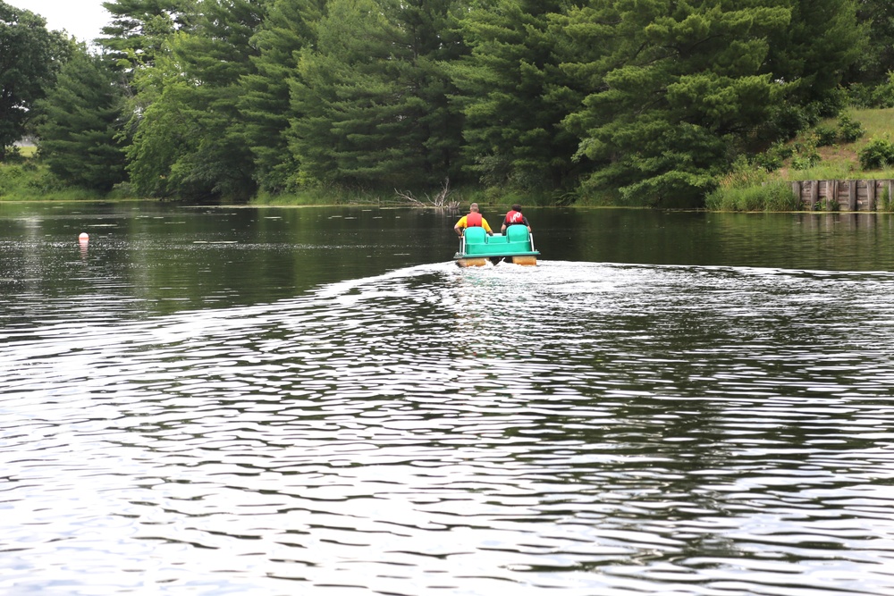 Fort McCoy’s June Triad Nights event held at Suukjak Sep Lake with Lake Adventure Water Relay