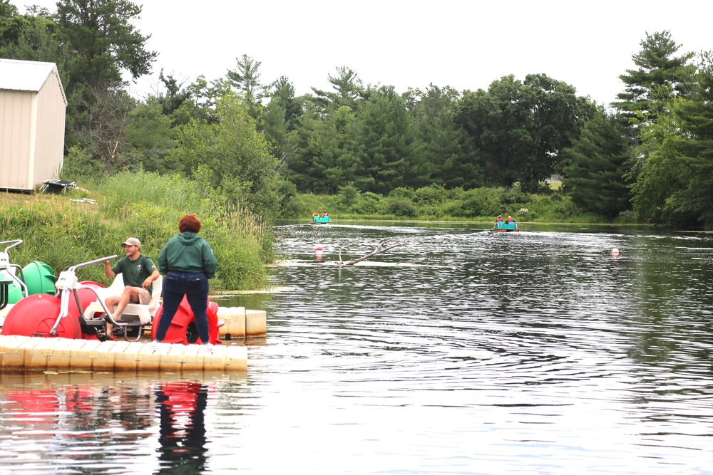 Fort McCoy’s June Triad Nights event held at Suukjak Sep Lake with Lake Adventure Water Relay