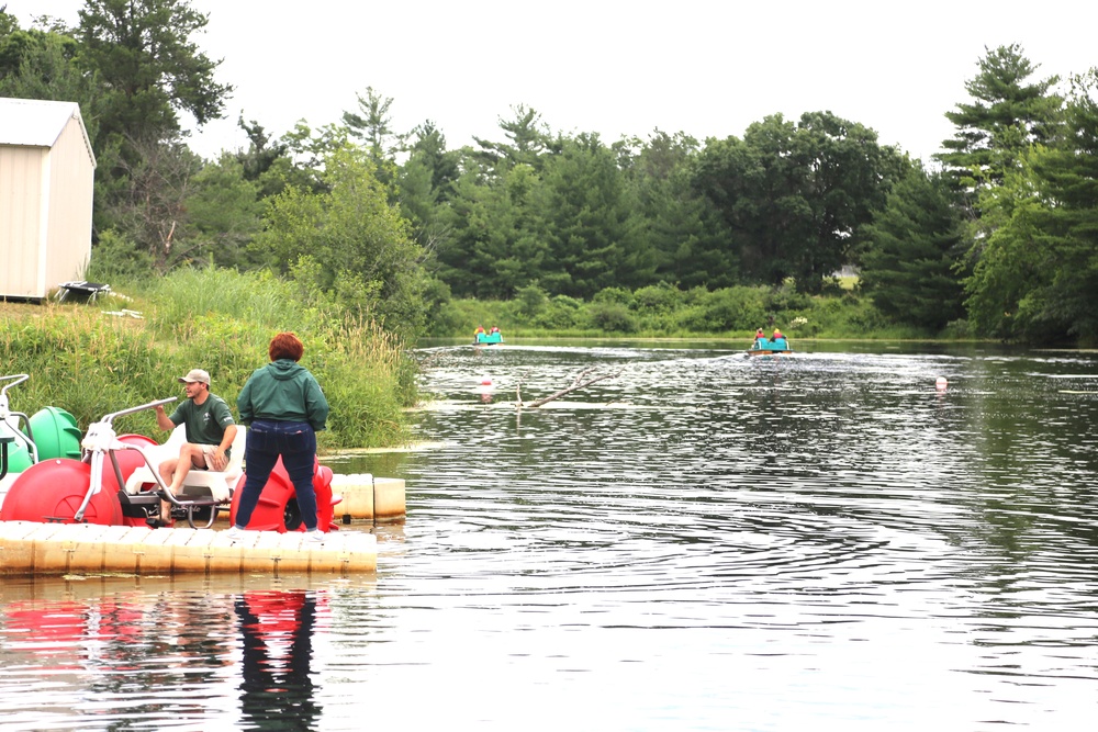 Fort McCoy’s June Triad Nights event held at Suukjak Sep Lake with Lake Adventure Water Relay