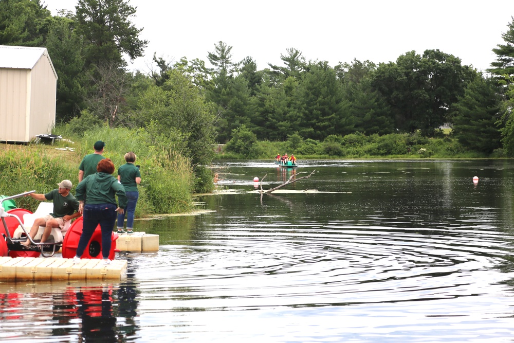 Fort McCoy’s June Triad Nights event held at Suukjak Sep Lake with Lake Adventure Water Relay