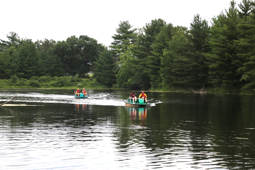 Fort McCoy’s June Triad Nights event held at Suukjak Sep Lake with Lake Adventure Water Relay