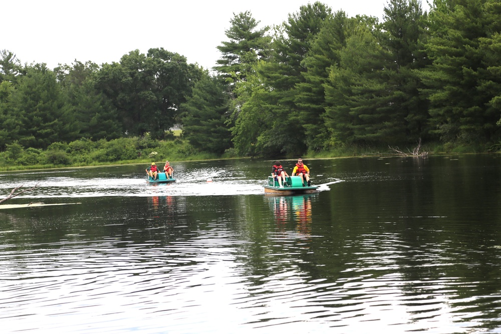 Fort McCoy’s June Triad Nights event held at Suukjak Sep Lake with Lake Adventure Water Relay