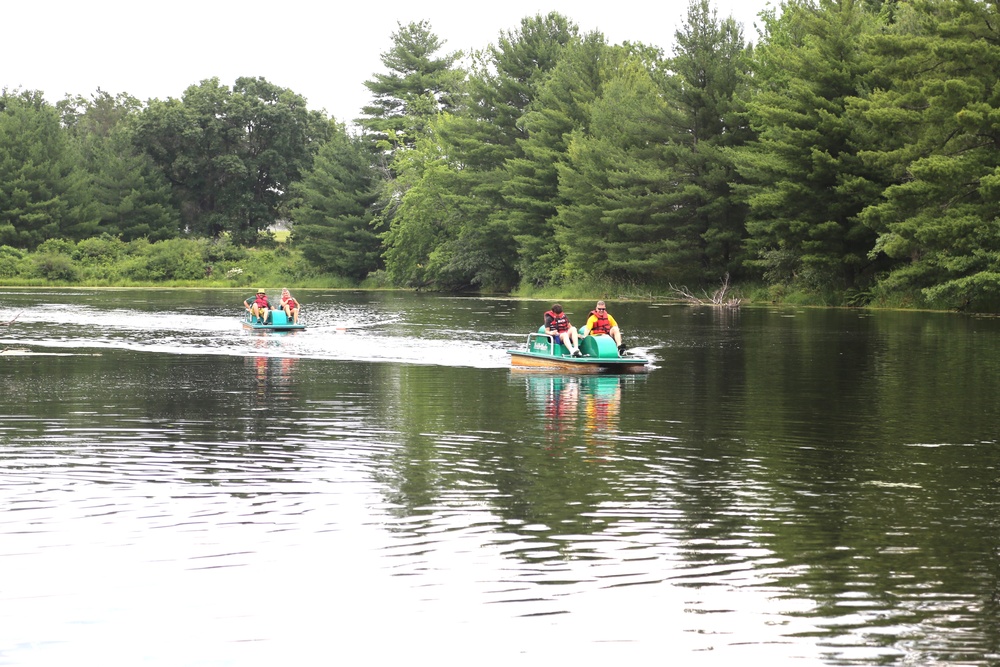 Fort McCoy’s June Triad Nights event held at Suukjak Sep Lake with Lake Adventure Water Relay