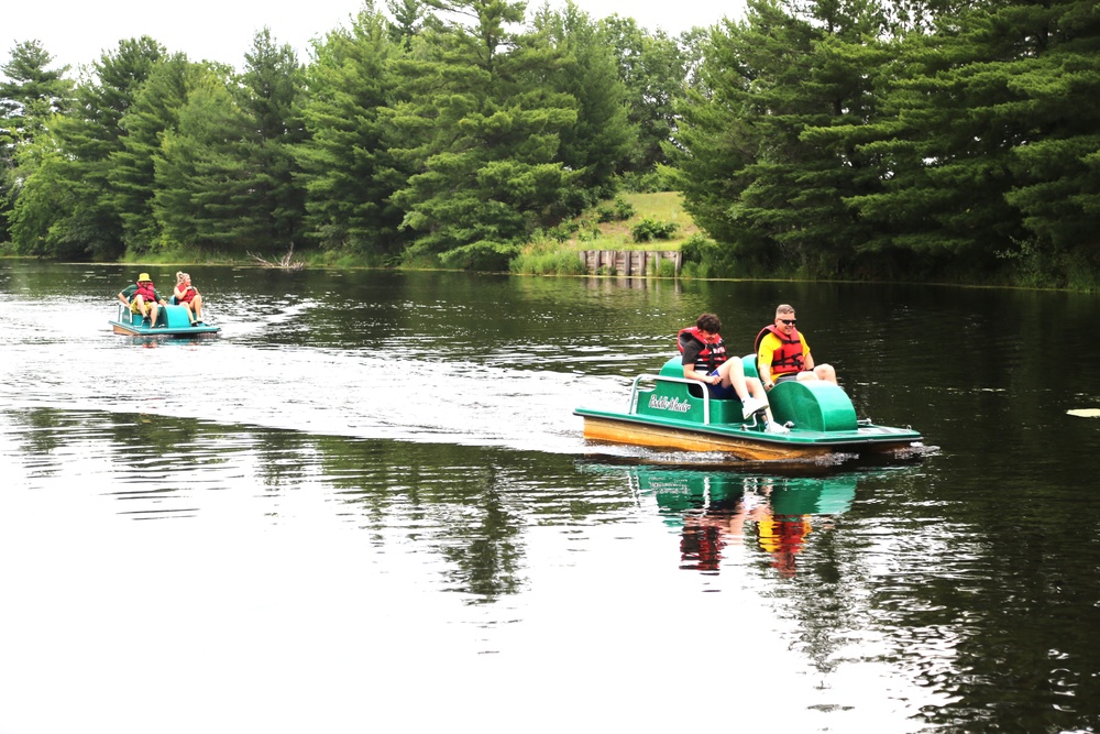 Fort McCoy’s June Triad Nights event held at Suukjak Sep Lake with Lake Adventure Water Relay