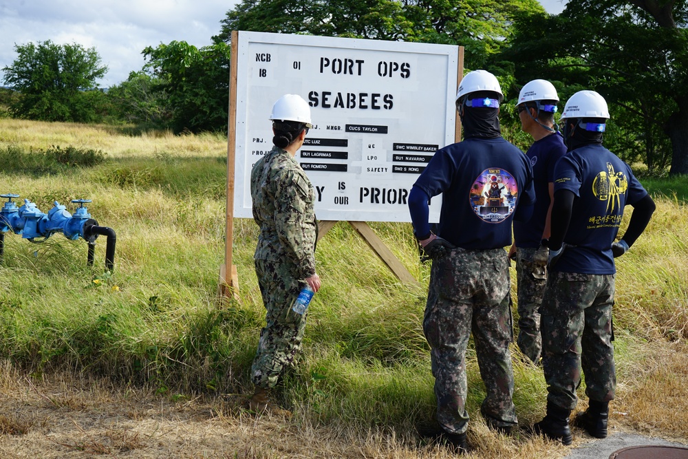 Seabees Repair Ford Island Pier