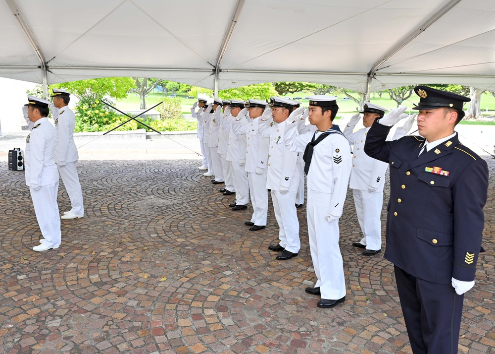 Wreath-laying ceremony at the National Memorial Cemetery