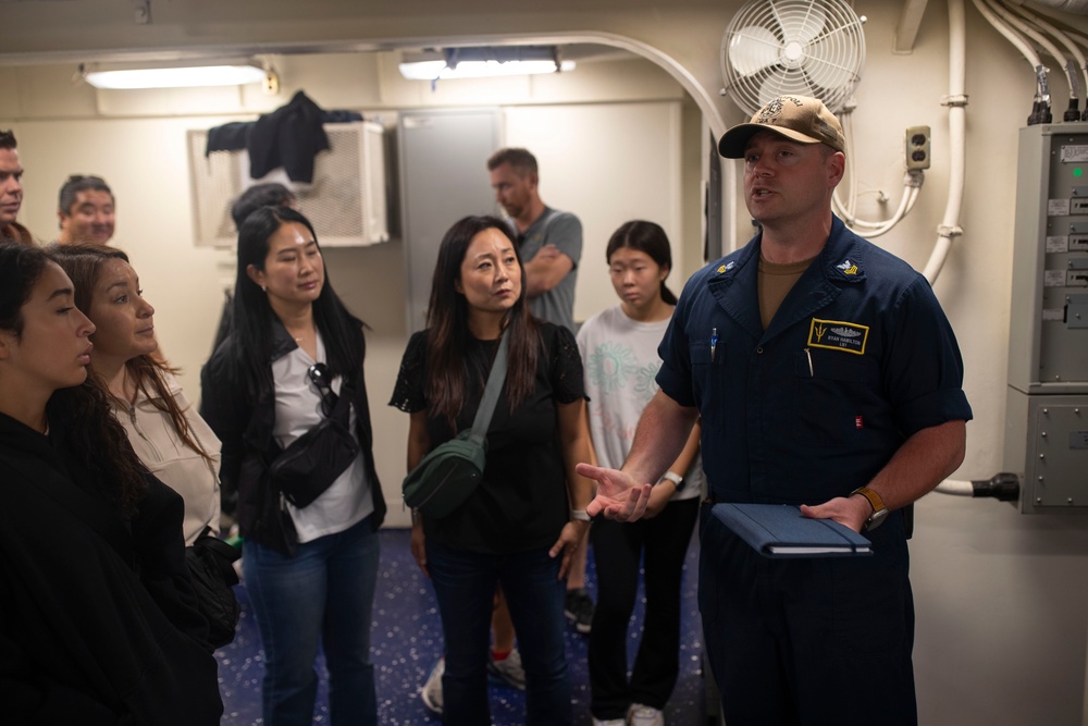 USS Tripoli Conducts Legal Tour