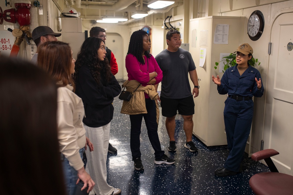 USS Tripoli Conducts Legal Tour