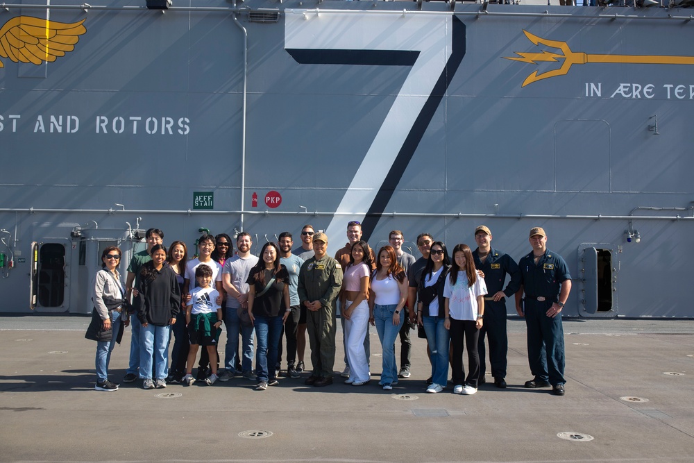 USS Tripoli Conducts Legal Tour
