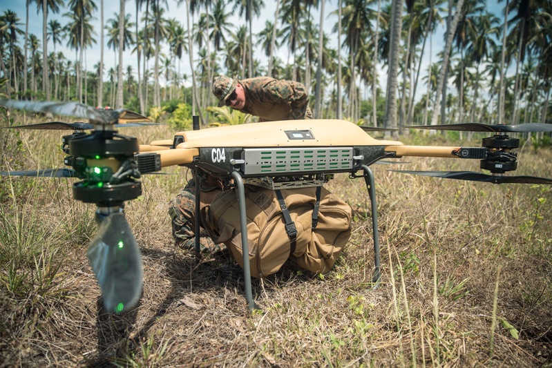 CLB-15 Marines Innovate Tactical Resupply with Unmanned Aircraft in the Philippines
