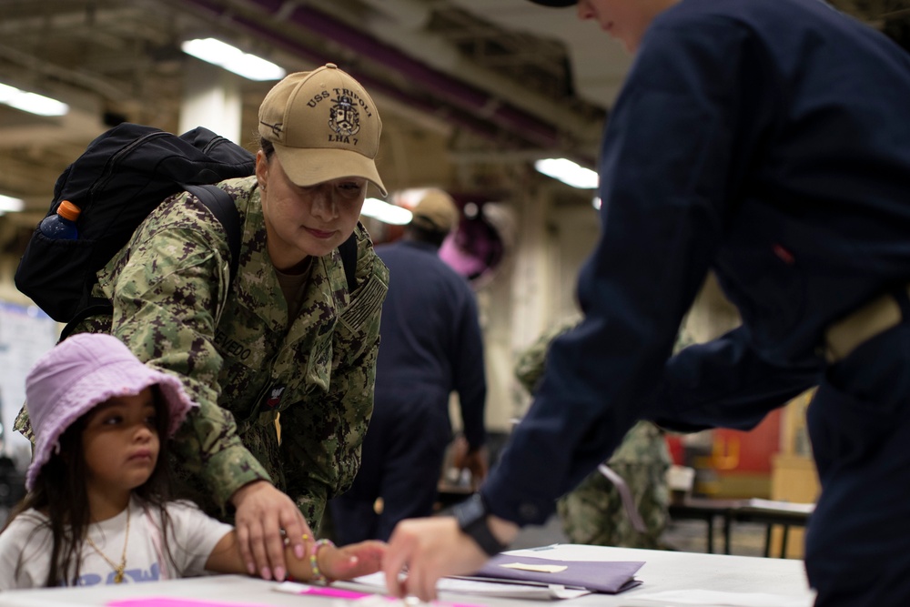 DVIDS - Images - USS Tripoli Hosts Family Day [Image 2 of 9]