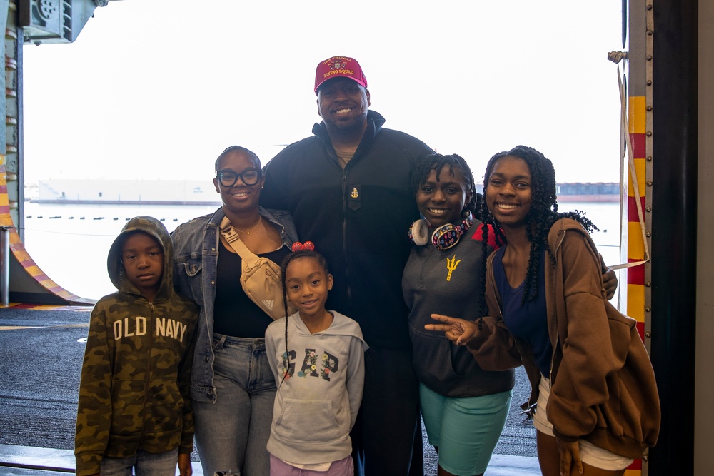USS Tripoli Hosts Family Day Cruise
