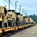 Fort McCoy supports second major rail movement in 2024 with return of Wisconsin National Guard equipment, vehicles