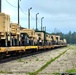 Fort McCoy supports second major rail movement in 2024 with return of Wisconsin National Guard equipment, vehicles