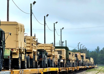 Photo Story: Fort McCoy supports second major rail movement in 2024 with return of Wisconsin National Guard equipment, vehicles, Part 1