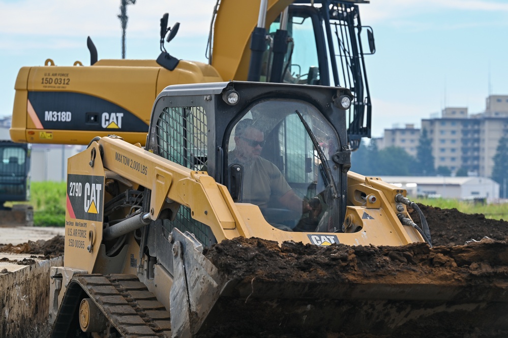 155th Civil Engineering Squadron deployment for training at Yokota Air Base