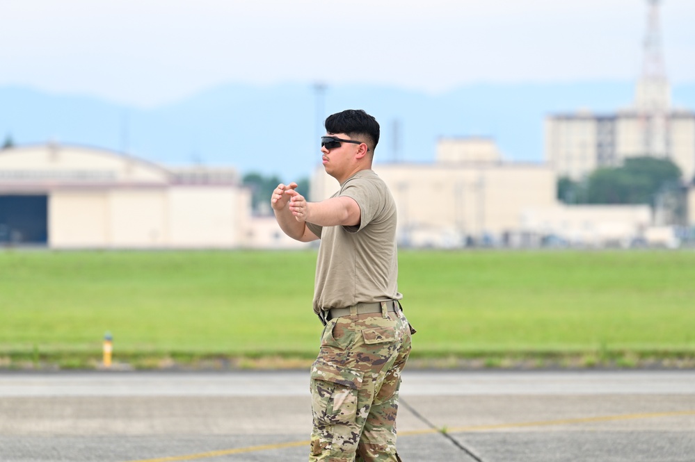 155th Civil Engineering Squadron deployment for training at Yokota Air Base