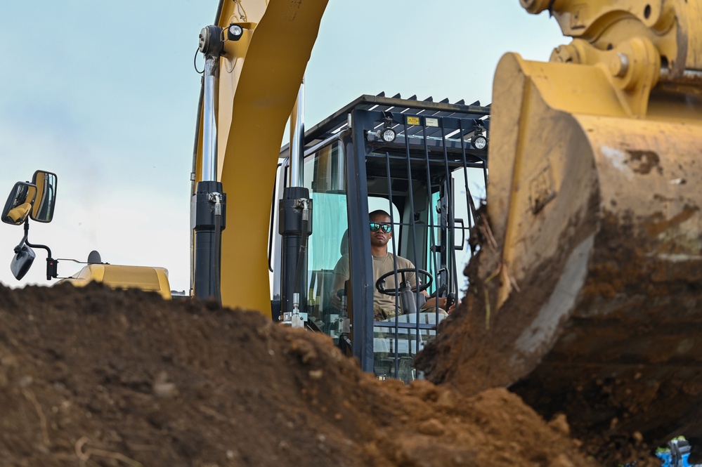 155th Civil Engineering Squadron deployment for training at Yokota Air Base