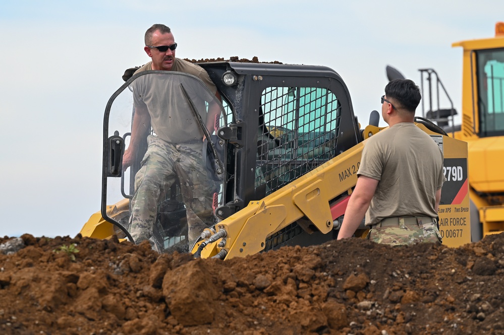 155th Civil Engineering Squadron deployment for training at Yokota Air Base