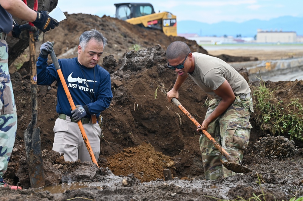 155th Civil Engineering Squadron deployment for training at Yokota Air Base