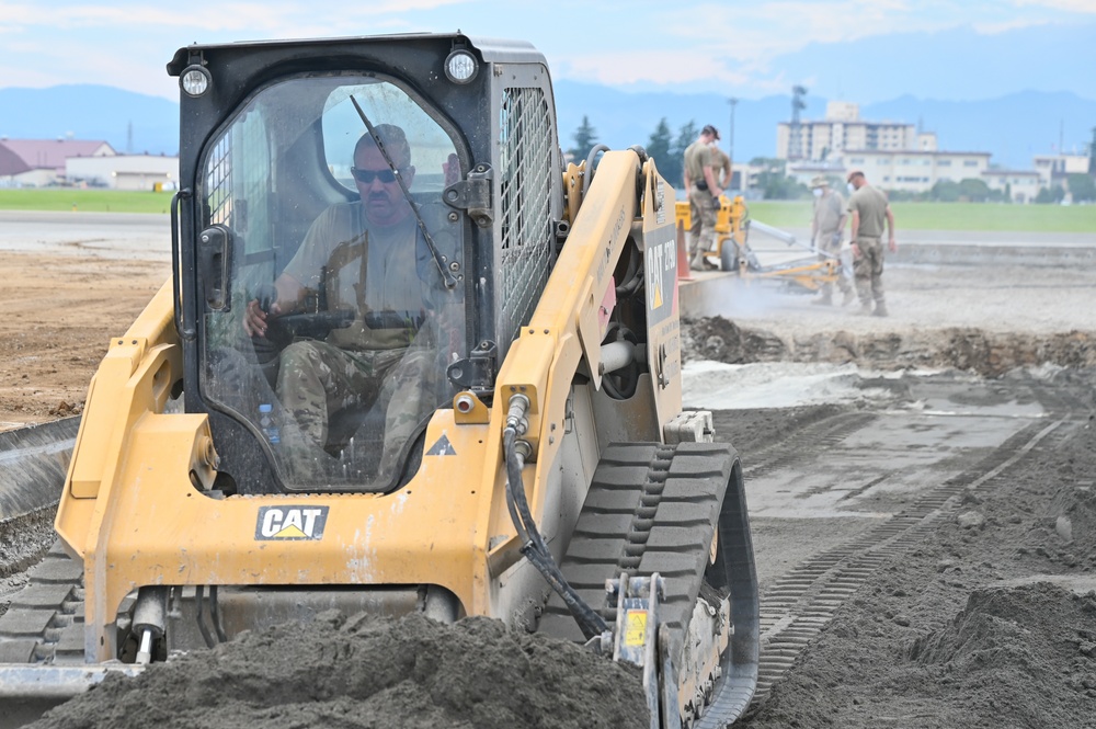 155th Civil Engineering Squadron deployment for training at Yokota Air Base