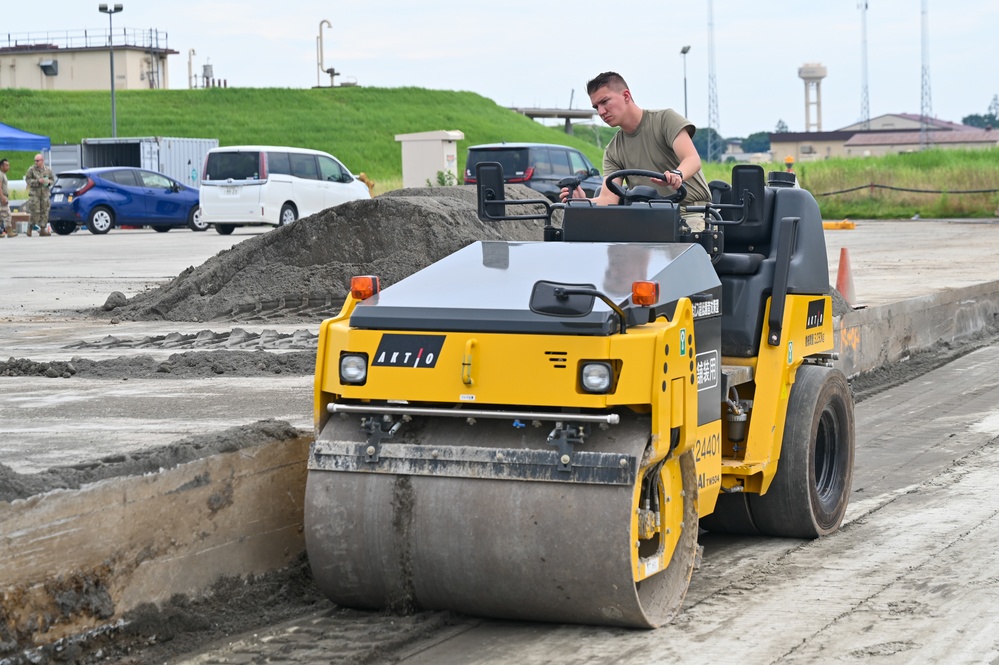 155th Civil Engineering Squadron deployment for training at Yokota Air Base