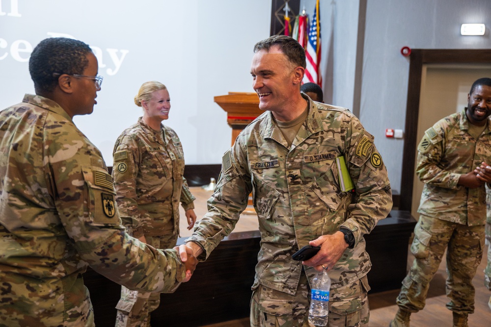 Soldiers celebrate Juneteenth