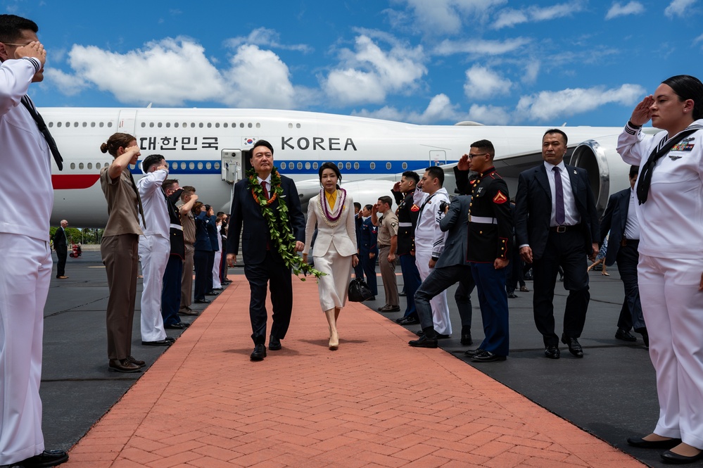 President of the Republic of Korea visits Hawaii