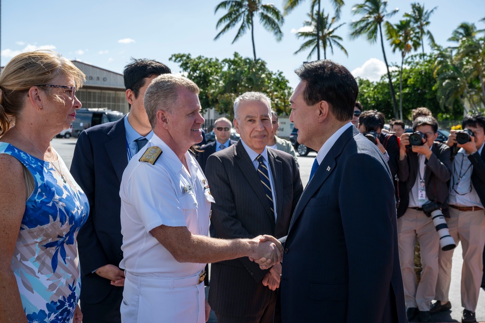 President of the Republic of Korea visits Hawaii