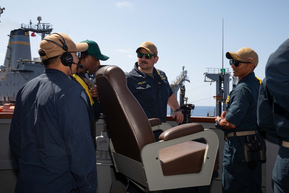 USS Paul Ignatius (DDG 117) RAS With USNS Patuxent