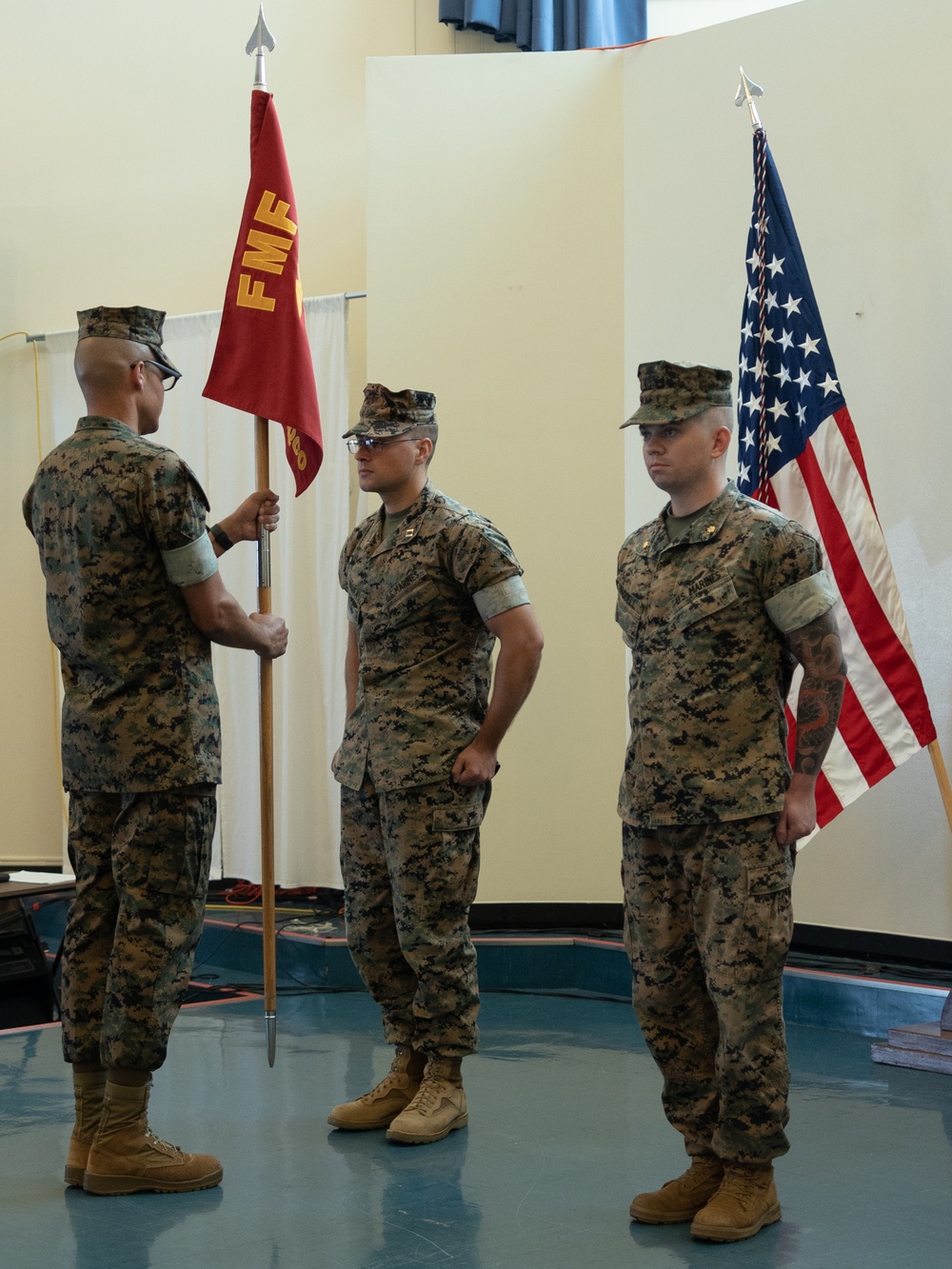 Headquarters Company, Headquarters Battalion, 3d Marine Division Change of Command Ceremony