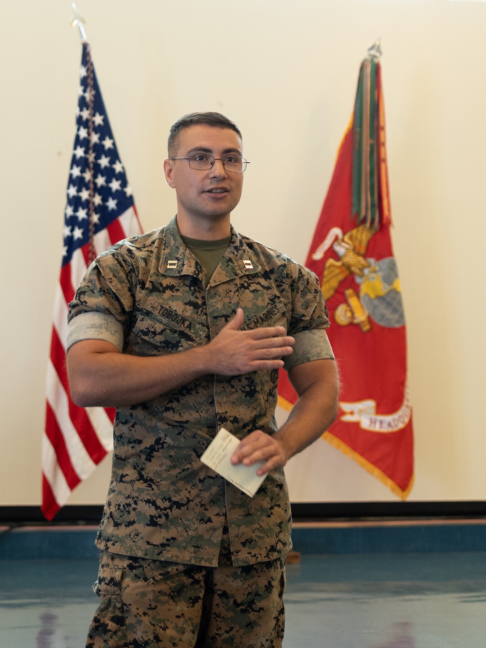 Headquarters Company, Headquarters Battalion, 3d Marine Division Change of Command Ceremony