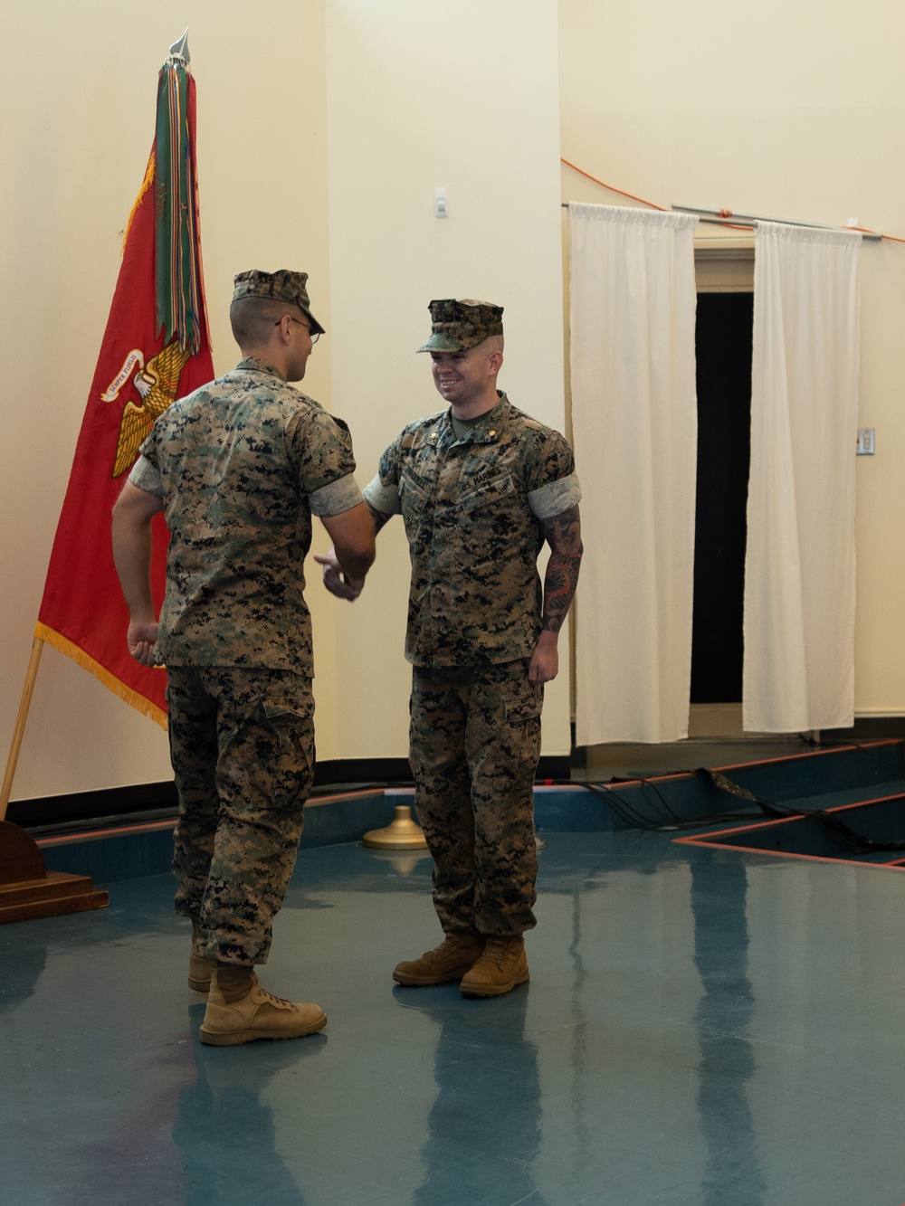 Headquarters Company, Headquarters Battalion, 3d Marine Division Change of Command Ceremony